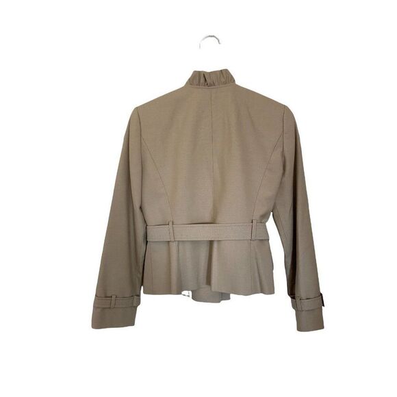 Tahari Tan Jacket/Blazer with Belt (Size 4P) - Picture 2 of 5